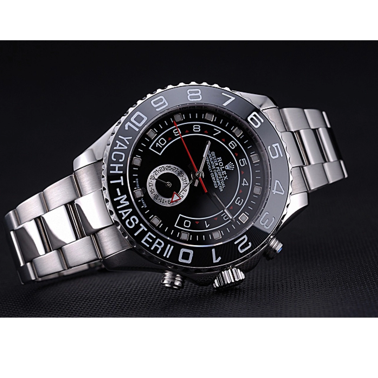 Rolex aaa copy Black 622541 - II Bracelet Rolex Steel Yacht Master Dial Stainless 0501